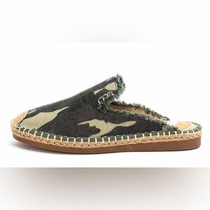 Yellow Box Camouflage Slip-On Shoes